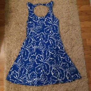 Blue flower dress